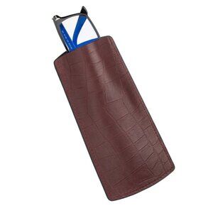 Vine Handmade Calfskin Glasses Case – Exotic Skin Look